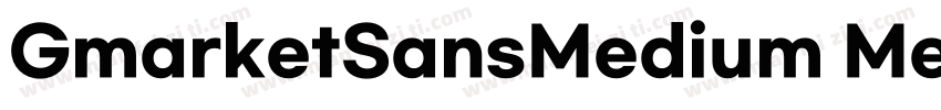GmarketSansMedium Me字体转换
